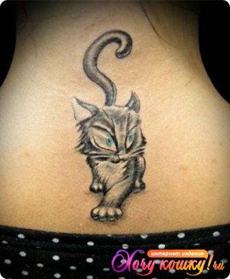 Татуировка «кошка» - значение и смысл